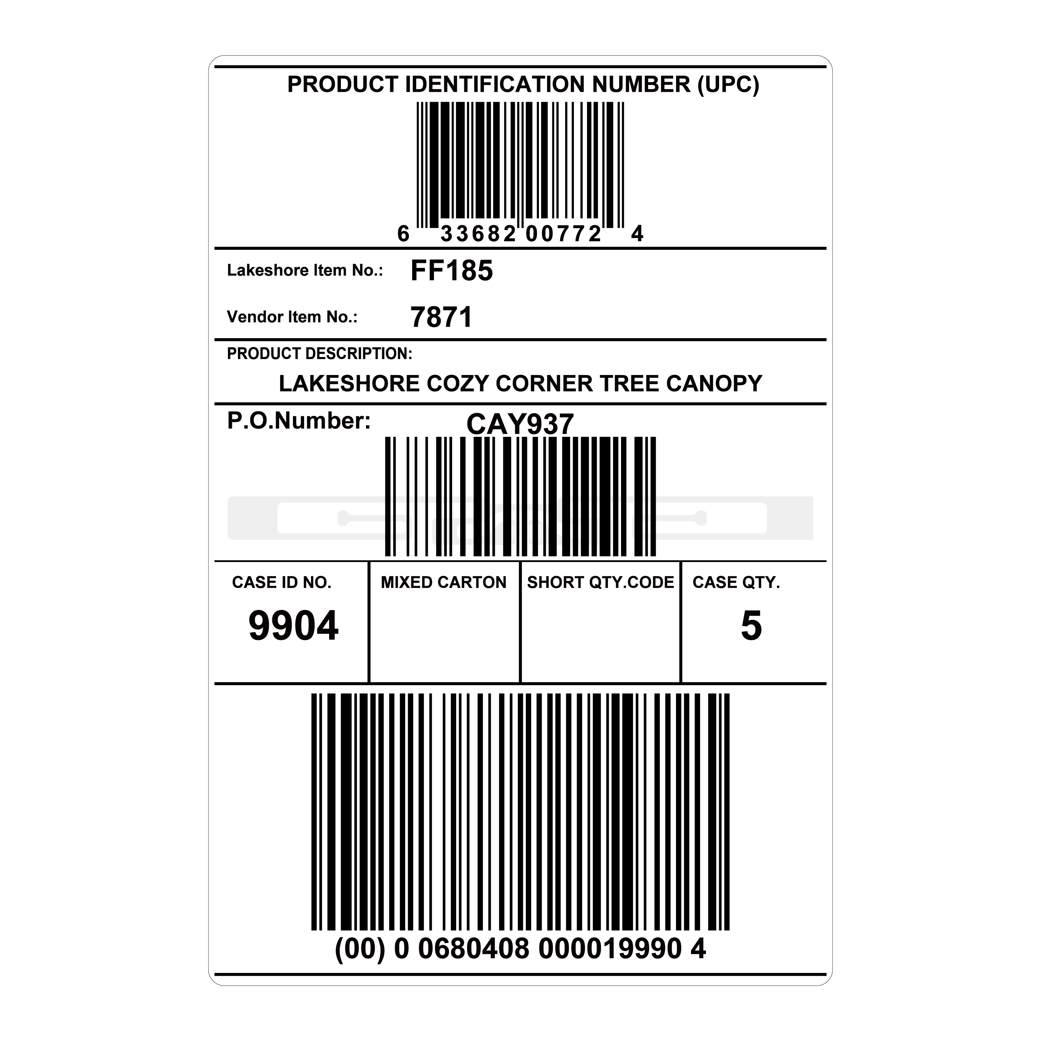 UHF RFID Label Logistic 